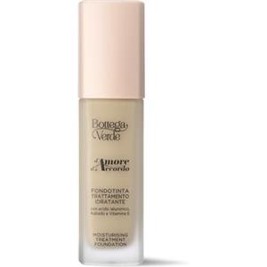 Bottega Verde - d'Amore d'Accordo - Fondotinta trattamento idratante 12 ore con blend di acido Ialuronico, Kakadù e Vitamina E (30 ml) - naturale