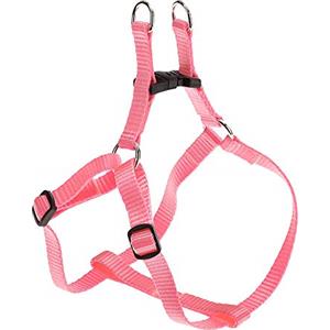 Ferplast Pettorina Cane Taglia Piccola EASY XS, Pettorina Gatto Regolabile, Facile da Indossare, 33-46 cm. Rosa
