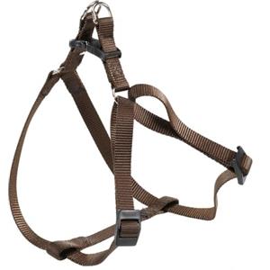 Ferplast Pettorina Cane Taglia Media EASY M, Pettorina per Cani Regolabile, Facile da Indossare, 45-63 cm. Marrone