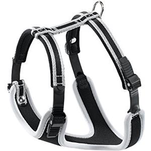 Ferplast Pettorina Cane Taglia Piccola ERGOCOMFORT EXTRA SMALL, Pettorina Cane Regolabile, Comoda, Imbottita, Chiusura a Doppia Microregolazione, Sgancio Rapido, Argento