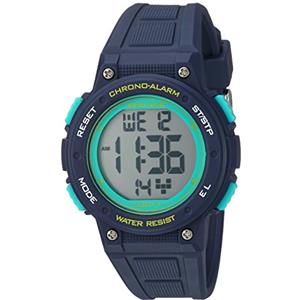 Armitron - Orologio sportivo da donna, digitale, con cronografo, cinturino in resina, 45/7087, Blu