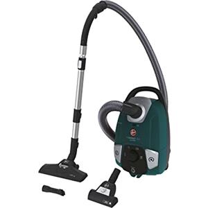 Hoover H-ENERGY 300 HE330ALG 011 Aspirapolvere Con Sacco, Con Filo, 850W, Capacità 3,5 L, Spazzola All Floors e Mini Turbo, Raggio Azione 9,5m, Verde