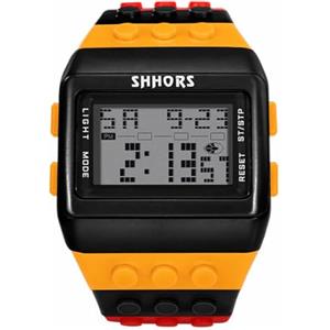 FENKOO Orologio digitale da pols neutro arcobaleno, Nero