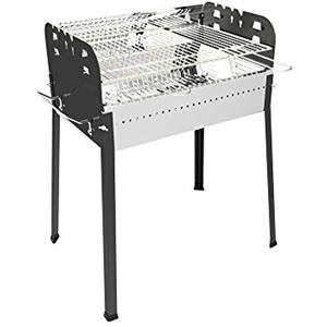 Ferraboli Sirio Barbecue A CARBONELLA, Nero E Acciaio