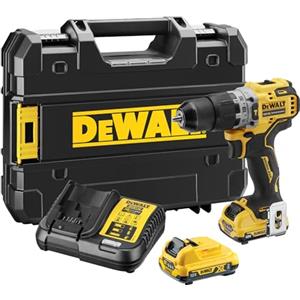 DEWALT Trapano Avvitatore Compatto 2 Velocità con percussione, DCD706D2-QW