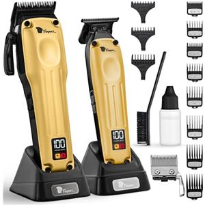 Fagaci Tagliacapelli Uomo Professionale con Precisione Superiore, Affilatura 5 Volte Più Duratura Tagliacapelli Professionale, Motore Brushless Macchinetta per Capelli 0mm, Rasoio Capelli Uomo 0 mm