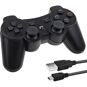 Lunriwis Controller Wireless per PS3 - Joystick Bluetooth con Dualshock e Sensore a 6 Assi