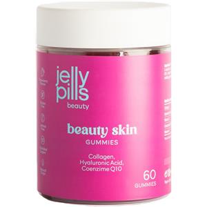 Jelly Pills® Beauty Skin - Gummies al Collagene con Acido Ialuronico e Vitamina C, 60 Gummy per Pelle e Articolazioni