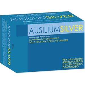 Deakos Ausilium Silver- Funzionalità della prostata e delle vie urinarie- Con Mannosio Nac e Serenoa- 60 compresse