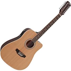 gear4music Chitarra Elettroacustica Dreadnought a 12 Corde di Gear4music