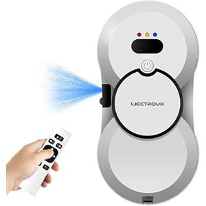 LIECTROUX HCR-10 Robot Lavavetri Elettrici, Spruzzo di acqua ad ultrasuoni, routing AI, motore brushless serbatoio acqua 30ml (bianco)