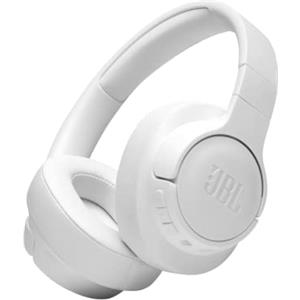 JBL Tune 710 BT, Cuffie Over-Ear Wireless Bluetooth, JBL Pure Bass, Cuffia Pieghevole Senza Fili con Padiglione Imbottito, Fino a 50h di Autonomia, Bianco