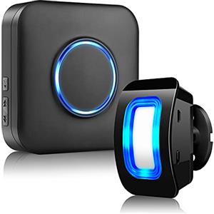 BITIWEND PIR rilevatore di movimento allarme sistema di sicurezza domestica wireless 110 dB antifurto sensore di movimento a infrarossi per interni portata 150 m campanello wireless per casa, garage, negozio