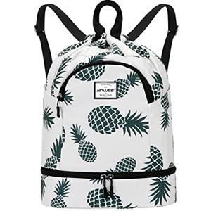 HAWEE Sportivo Zaino Grande Impermeabile Borsa da Palestra Sacca con Tasca Interna Unisex per Vita Quotidiana Scuola Sport All'Aperto Tempo Yoga Libero Spiaggia Nuoto