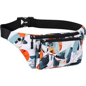 HAWEE Elegante Marsupio Sportivo Cintura Corsa Leggero Unisex Marsupio Corsa Multicolor Esecuzione Pouch con Cintura Regolabile e Jack per Cuffie per Uomo Donna Corsa Jogging Ciclismo Escursionismo