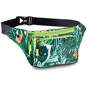 HAWEE Elegante Marsupio Sportivo Cintura Corsa Leggero Unisex Marsupio Corsa Multicolor Esecuzione Pouch con Cintura Regolabile e Jack per Cuffie per Uomo Donna Corsa Jogging Ciclismo Escursionismo