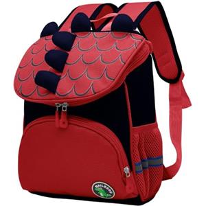 LJCZKA Zaino Bambini Dinosaur con Cintura Pettorale, Zaino Scuola Elementare Bambino, Zainetto Asilo Infanzia Impermeabile