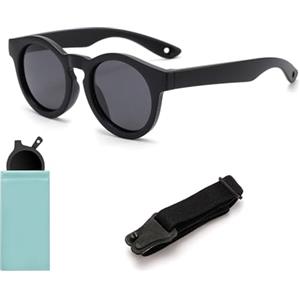 SHUOHONG Polarizzati Occhiali Bambino, Eye Safe Occhiali da Sole Bambini, Protezione UV400, Elastico Regolabile e Rimovibile, Polarized da Sole Bambina for Boys & Girls per Attività All'aperto