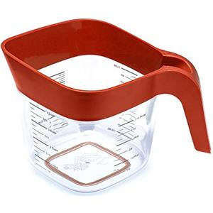 Zeal L211R - Caraffa dosatrice, colore: Rosso