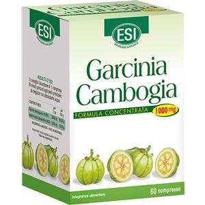 ESI Garcinia Cambogia 1000 mg - Integratore Alimentare in 60 Compresse per Metabolismo dei Lipidi e Controllo del Senso di Fame