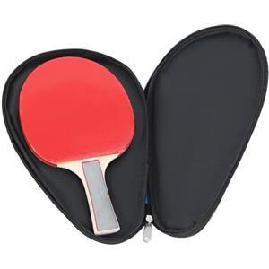 HunicandIU Valigetta per , copertura per racchette da pong, custodia per racchette da pong, custodia portatile, organizer con sacchetto per palline, supporto protettivo, accessorio