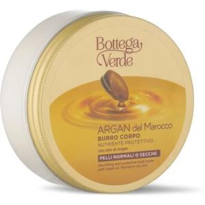 Bottega Verde, Argan del Marocco - Burro per il corpo - nutriente protettivo - con olio di Argan (150 ml) - pelli normali o secche