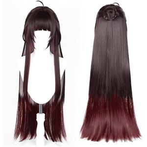 UTIEHD Parrucca da cosplay Honkai Star Rail per personaggi per eventi di cosplay, Mostre di anime, Feste e Halloween (Lingsha)