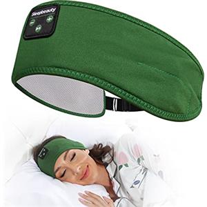 Joseche Cuffie per dormire con fascia Bluetooth regolabile, morbide e accoglienti, fascia per cuffie da gioco a lunga durata, con altoparlanti integrati, perfette per dormire, allenamento, corsa