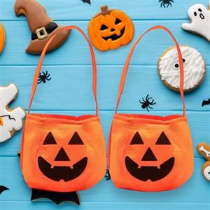 GMM Decorazione Halloween, Decorazione Secchiello Zucca Halloween, Decorazione Halloween per Bambini, Decorazione per dolcetti Festa Halloween (2)