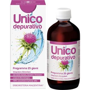 Erboristeria Magentina Unico - Integratore Alimentare Depurativo 250ml con Cardo Mariano, Carciofo e Tarassaco