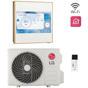 LG Climatizzatore LG Artcool Gallery LCD Monosplit 9000 Btu A09GA2 R-32 Wi-Fi integrato A++/A+
