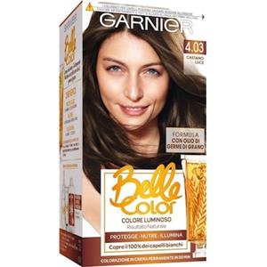 Garnier Belle Color Castano Mediterraneo 4,03 - Colorazione Permanente per Capelli Luminosi e Naturali