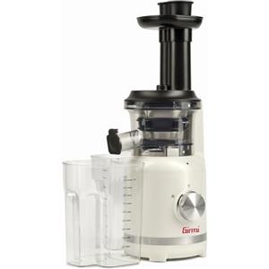 Girmi SW11 Estrattore di succo, 300W, Centrifuga,Velocità di Rotazione 70 Giri/minuto, Blocco di Sicurezza, Ricettario Incluso, Filtro in metallo, Accessori Inclusi, Panna