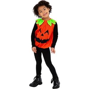 Smiffys Costume da zucca per bambini, costume per Halloween, costume da zucca