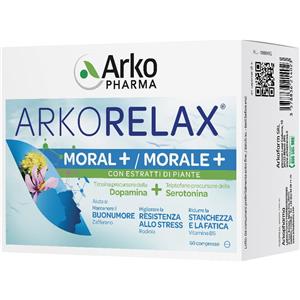 Arkorelax Moral - Integratore Alimentare con Zafferano e Rodiola per Buon Umore e Resistenza allo Stress - 60 Compresse