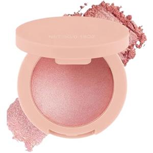 Generico Fard Compatto Viso - Blush Illuminante Shimmer Alta Pigmentazione, Prodotto Di Bellezza Per Definire Contorno E, Trucco Lunga Durata Per Ogni Carnagione Regalo Donna Ragazza Make-Up Chic