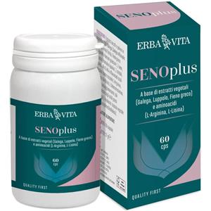 Erba Vita Seno Plus - Integratore Alimentare 60 Capsule con Galega, Luppolo e Fieno Greco, Adatto a Vegani