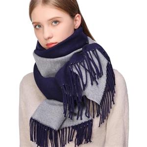 RIIQIICHY Sciarpa Regalo Donna Compleanno Invernale Blu Pashmina Scialle Caldo Sciarpone Inverno Stola Elegante
