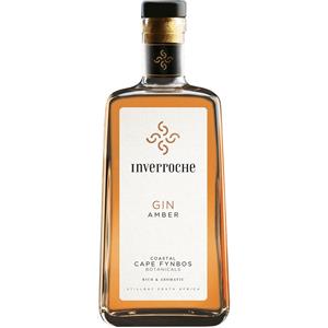 Inverroche Amber Gin - Super-premium Gin dal Sud Africa, 43% vol, 70CL con note di erbe, spezie e agrumi