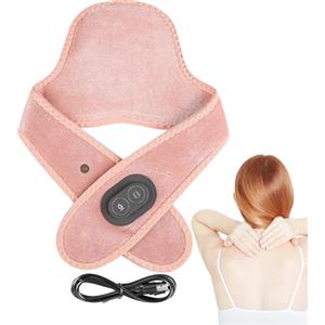 Liakyunf Termoforo Per Il Collo | Massaggiatore Elettrico Alimentato USB Con 3 Temperature,Cuscinetti Riscaldanti Collo Strumenti Massaggio | Per Sollievo Dal Disagio Rilassamento Muscolare Spalle
