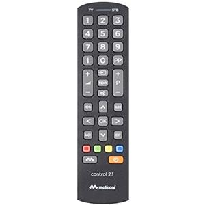 Meliconi Control 2.1 Telecomando Universale 2 In 1, per TV e Decoder