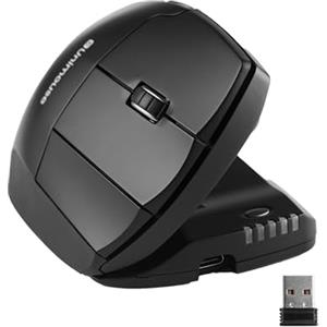 Contour Unimouse Mouse ergonomico | Inclinazione regolabile da 35° a 70°, 6 pulsanti programmabili, poggiapollice per il dolore al polso | Plug & Play per Mac e PC - Senza fili - Destro
