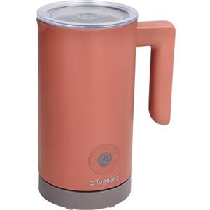 Tognana Iridea, Montalatte elettrico per cappuccino caldo e freddo, latte caldo e cioccolata, Plastica-Acciaio Inox, Rosso Mela