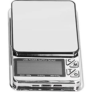 Joyzan Mini Bilancia Per Gioielli, Bilancino Tascabile Di Precisione Digitale da 0,01g 1000g Cucina Alimentare Bilance Alimenti Elettronica Pesa Oro Moneta Con Funzione Tara Impermeabile Ricaricabile 7 Unità
