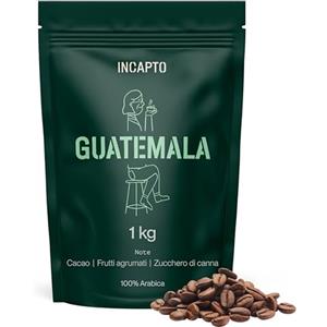Incapto Caffè in Grani di Specialità 1kg | Origine Guatemala | 100% Arabica | Specialty Coffee 86.25 punti SCA | Tostatura Naturale e Artigianale | Finca Quetzaltinango, Mujeres di Chuva