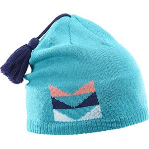 SALOMON, Berretto con Nappa Unisex, per Sport Invernali, Escape Beanie, Turchese/Corallo, L39494300