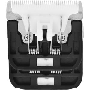 Kisangel Lame di Ricambio per Tosatrice Cani 2 Pezzi Testine di Taglio Smontabili per Zampe di Gatti e Cani Compatibili Tagliacapelli Elettrico per Animali Domestici Uso Professionale e