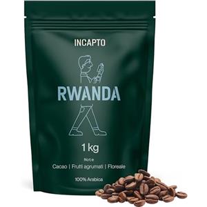 Incapto Caffè in Grani di Specialità 1kg | Origine Rwanda | 100% Arabica | Specialty Coffee 86 punti SCA | Tostatura Naturale e Artigianale | Finca Rubavu, Neameumba