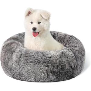 COMSLE Cuccia Pelosa per Cani Gatti, Cuccia Cane Interno Gatto Morbida Sfoderabile e Lavabile, Antiscivolo (40 * 18cm, Grigio Sfumato)