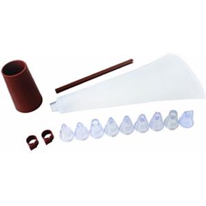 Fackelmann 15920 - Set Tasca da pasticcere e Accessori